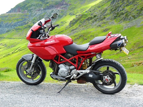 Riding through the cumbrian mountains