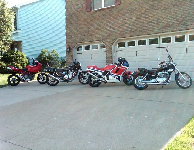 My Bikes after cleaning ready to go..