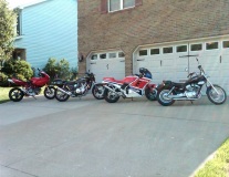 My Bikes after cleaning ready to go..