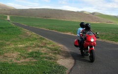 Leaving Cambria Winery in Santa Maria, California