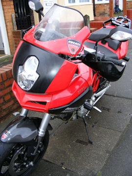 My 2003 Multistrada with Carbon fender