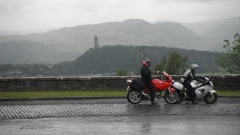 Sterling castle raining