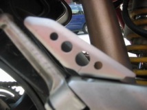 the passenger heel guard broke (the second time)