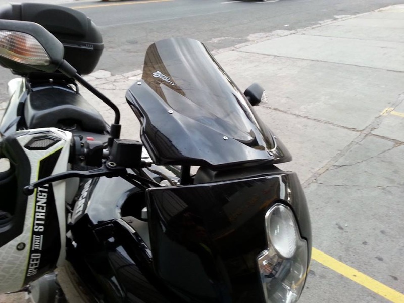 Zero Gravity windshield