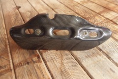Carbon fibre exhaust guard