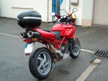 Topcase from BMW F 650 on MS 1000