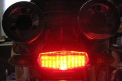 Led set brake off