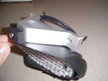 Molded tail light