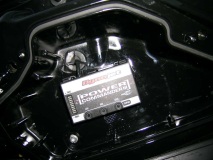 Power Commander mounted in glove box