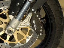 Dark front brake