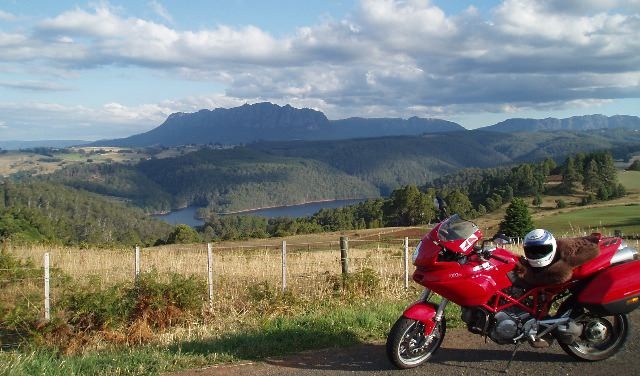 Mt Roland & Lake Barrington from Wilmot, Tasmania
