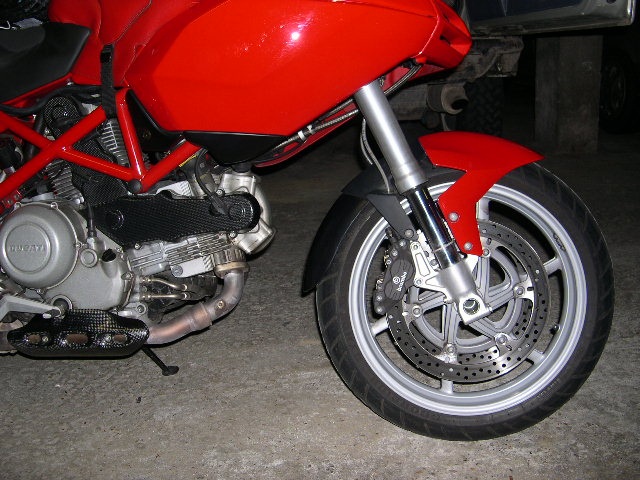 Home made front mudguard extension 2