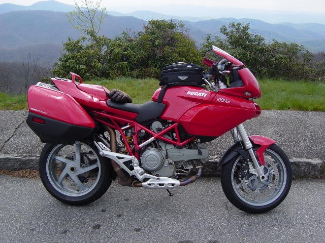Strada up on the Blue Ridge Parkway