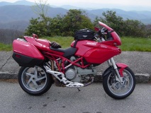 Strada up on the Blue Ridge Parkway