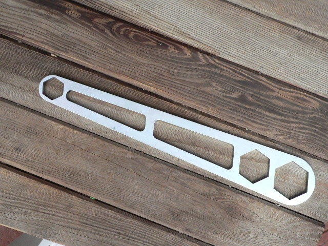 Modified wheel wrench