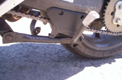 Centerstand stop