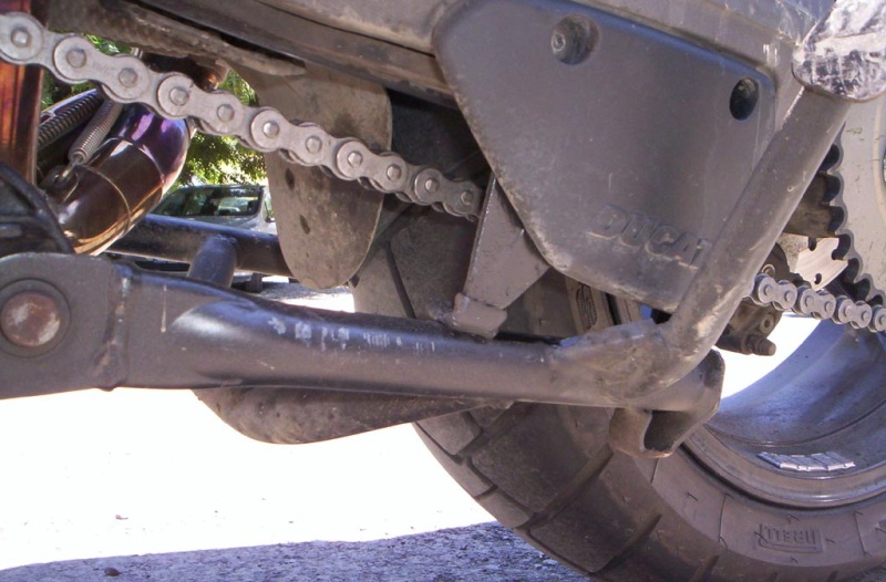 Centerstand stop