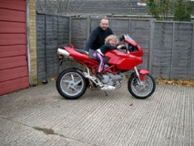 Me,my`strada and my little girl.