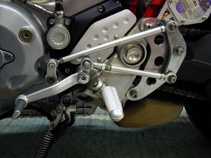 Gear change linkage (home made)