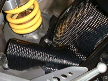 QB carbon mudflap