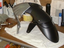 Fender extender mounted