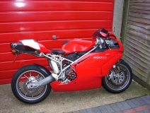 My 999 with colour matched garage door!