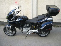 black MTS with 34l paniers and top box #1