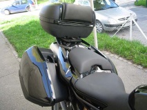 black MTS with 34l paniers and top box #4