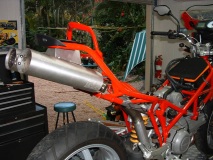 Custom Exhaust - muffler position 2