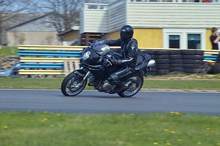 First track day, slow turn...