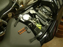 Easy luggage tie down points